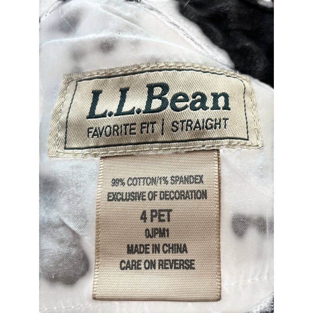 LL Bean Favorite Crop Jeans Womens 4P Black Used - Picture 6 of 12